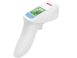 GIMA - GIMATEMP, thermomètre de fièvre infrarouge, thermoscanner pour fièvre et thermomètre avant, sans contact, contact Less, pour corps et surfaces ou objets, pour bébés, enfants et adultes, IT,DE,PT,SE