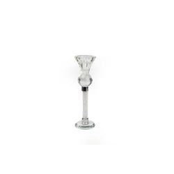 Romimex Portavelas Transparente Vidrio 6 x 20 x 6 cm - Marca EAN: 8435700838103