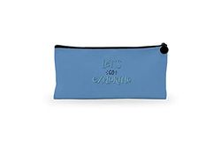 Bonamaison Stampato Digitalmente 100% Cotone Astuccio Portapenne con Cerniera in Tela, Portapenne per Studenti, Bambini, Ragazzi, Ragazze, Astuccio per Matita, 1 Pezzo, Dimensioni: 21x12 Cm