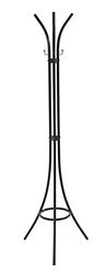 King Collection King Home a1007635 Porte-Manteau en Acier Verni, Noir, 45 x 45 x 173h