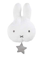 roba Peluche Musicale à Suspendre Lapin "Miffy®" - Doudou Aide au Sommeil - Lavable - Mécanisme Musical Amovible - Gris/Blanc