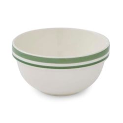 Potter's Stripe Set of 4, 5 Inch Stacking Bowls, Green