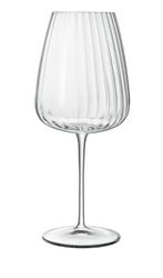Luigi Bormioli Optica Red Wine Glasses 4 Set x 700ml Large Wine Glasses, Crystal Glassware, Dishwasher Safe