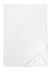 biberna 0077155 Hoeslaken Jersey (matrashoogte max. 22 cm) 1x 140x200 cm > 160x200 cm, Wit