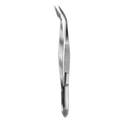 Hammacher Pinzetta a schegge, curva, lunghezza 105 mm