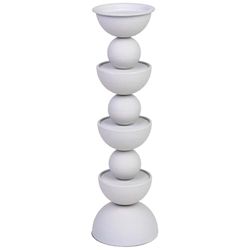 Farol de madera, blanco