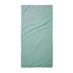 TOM TAILOR Serviette de Fitness, 70x140 cm, 80% polyester, 20% polyamide/ microfibre, avec fine couture en chaîne et logo en relief, SPORTS TOWEL Turquoise (Fresh Sage)