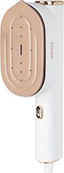 Proficare, ferro da stiro e vaporiera da viaggio 2 in 1 PC-DG3124, 1300 W, piastra in ceramica Superglide, serbatoio da 80 ml, tempo di riscaldamento 30 secondi, vapore costante 20 g/min