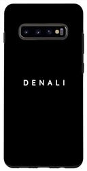 Coque pour Galaxy S10+ Souvenirs du parc national de Denali/design minimaliste