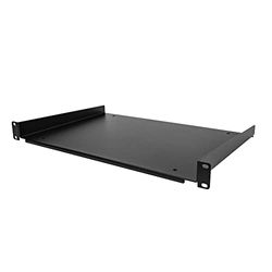 StarTech.com 1U Rack Shelf - Universele 19 inch Server Rack Plank/Lade voor AV/Data/Netwerk Apparatuur – Cantilever/Uitkragende Ligger – Max. 25kg - Diepte 30 cm (12”) (SHELF-1U-12-FIXED-S)