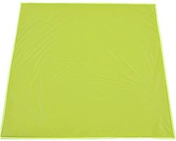 Looping BTPR box mat achthoekig PVC met oogjes voor bevestiging 98x92cm Kiwi