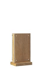 EUROPEL A6 Sign Holder - Double Sided, Magnetic, Free Standing, Portrait Tabletop Display Stand - Acrylic, T Shaped Poster, Leaflet & Menu Holder for Hotels, Office, Conference, Restaurants, Stores