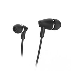 Hama Joy Headset, in-ear, microfoon, platte kabel, zwart