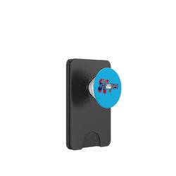 Bandera de ADN vintage laosiana de Handyman PopSockets PopWallet para MagSafe