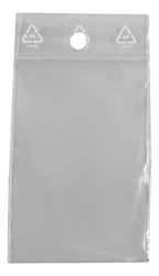 Confezione da 100 sacchetti con chiusura zip formato 50 x 70 mm (5 x 7 cm) sacchetti per alimenti, campionamento, standard europei di produzione plastica, 50 micron