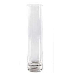 Garcia de pou Decoration Geante Verre - Cylindrique 10X40 Cm Transparent Verre - 12 unités