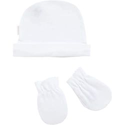 Cambrass 23139 - Conjunto de gorro e luvas para bebé, de 0 a 1 meses, cor-de-rosa
