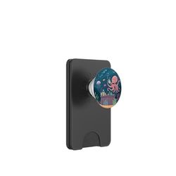 Pulpo Bartender Escena Océano Submarino PopSockets PopWallet para MagSafe