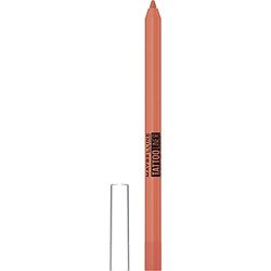 Maybelline New York - Crayon Gel Effet Tatouage Yeux - Waterproof avec Tenue Extrême jusqu'à 36h - Tattoo Liner - Teinte : Orange Flash (803)