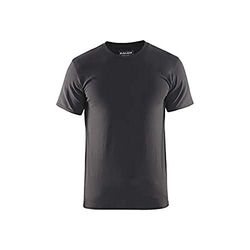 Camiseta ajustada, color gris oscuro, talla XXL