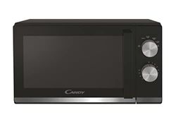 Candy Moderna Forno a Microonde 20 Litri, 700W, 6 Livelli di Potenza, Funzione Defrost, Timer e Segnale Acustico di Fine Cottura, App hOn, Libera Installazione, 45,2 x 34,6 x 26,2 cm, Nero - CMW20TNMB