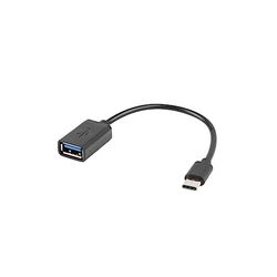 Lanberg 15 cm USB C till USB adapter