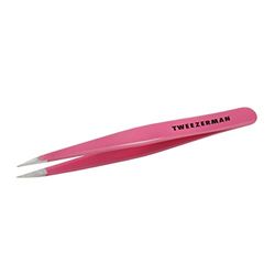 Tweezerman Pretty in Pink Stainless Steel Precision Tip Tweezers, 1241-PR