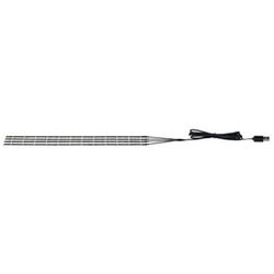 Paulmann 942.08 Luce Outdoor Mobile Parasol di Lighting Ip44 3000 K Lampada Per Ombrellone 4 x 0.4 M Luce Nastri Led Stripes, Plastica, 0.1 W, Nero, 40 x 0.5 x 0.3 cm
