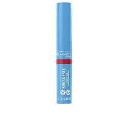 Rimmel, Kind & Free, Bálsamo labial con color, 005 Cherry Red, 4g