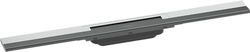 hansgrohe Kant-en-klare douchegoot RainDrain Flex, afvoergoot 700mm, afvoergoot in te korten, chroom