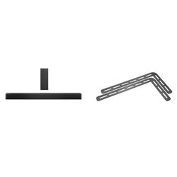Hisense HS2100 Soundbar 2.1, 240W, Subwoofer Sottile Esterno wireless & Meliconi Soundbar 1000, Supporto Soundbar per TV, Utilizzabile anche con Staffa per TV Parete
