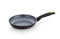 MONIX Eco Nature - Padella 20 cm in Alluminio Forgiato Riciclato, Ceramica Antiaderente Rinforzata, Adatta a Tutti I Tipi Di Cottura E All’Induzione
