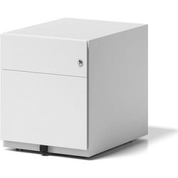 Bisley Roll Container Ordenador, con Mango 1 Universal cajón, 1 cajón, HR de Metal, 696 Tráfico Color Blanco, 56,5 x 42 x 49.5 cm