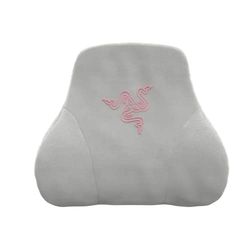 Razer Head Cushion - Cuscino cervicale e cuscino per sedie da gioco (Design ergonomico, Memory foam, Custodia in morbido velluto nero) Quarzo