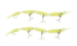 Kit 2 stuks Auglia scharnier 3 haken en haken 23 cm 02 Neon