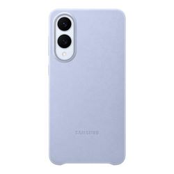 Samsung Kindsuit EF-VS937 Étui de Protection pour Smartphone Galaxy S25 Edge, Aspect Cuir, Anti-Rayures, Bleu Clair