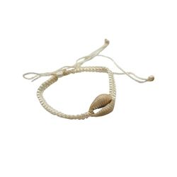 Vie Naturals Beach Bracelet, Sea Shell, White, One