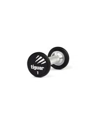 TIGUAR Dumbbell PU 1 kg TI-WHPU0010 Gewichten, Volwassenen, Uniseks, Veelkleurig (Meerkleurig), One Size