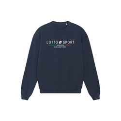 LOTTO Uniseks sweatshirt voor dames en heren, model 23-103, marineblauw, maat XL, Blauw, XL