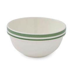 Potter's Stripe Set of 4, 5.5 Inch Stacking Bowls, Green