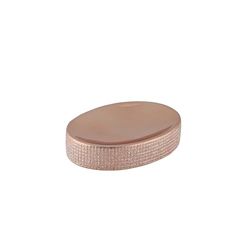 axentia Hollywood Rose Soap Dish, Soap Dish Made Ceramic With Simple and Modern Design and Attractive Colour Soap Dish Holder with a Large Surface Area