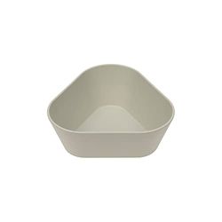 LÄSSIG 1310077265 Children's Bowl Without Melamine, BPA-Free, Biocomposite/Bowl Geo, Warm Grey