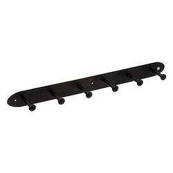 5five 6-Head Metal Coat Hook Black