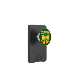 Summer Vibes Lemon Bow Hearts Tropical Fruits Graphic PopSockets PopWallet for MagSafe