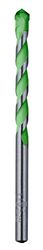 kwb Hardcut Foret à granit Ø 5 mm avec tranchant spécial en métal dur, plaquette en métal dur asymétrique brasée à haute température, transport optimal de la poussière de perçage, tige ronde