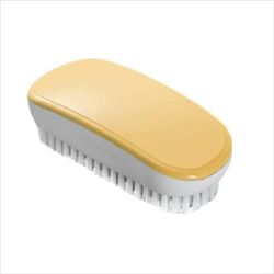 Brosses de Blanchisserie, Brosse de Vêtements Chaussures, Brosses de Nettoyage de la Maison, Brosse de Nettoyage de Salle de Bains Brosse à Main de Nettoyage Économique en Fibre de Nylon, Jaune