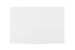 Bi-Office Lavagna Bianca Magnetica Biocote Con Protezione Anti-Microbica, Cornice In Alluminio Anodizzato Bianco, 60x45cm