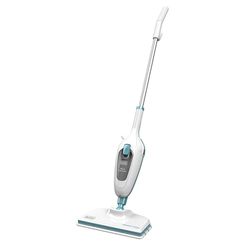 BLACK+DECKER 2en1 Mopa a Vapor 1600W con Extensión para Suelos y 5 Accesorios, FSMH13E10-QS