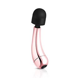 Rosy Gold Mini Courbe Massager – Pour détendre votre corps - Avec 10 Modes de Vibration Différents – Rechargeable - Format Compact