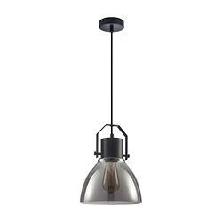 Italux Darlena Industriële, retro hanglamp met 1 lichtkoepel, E27